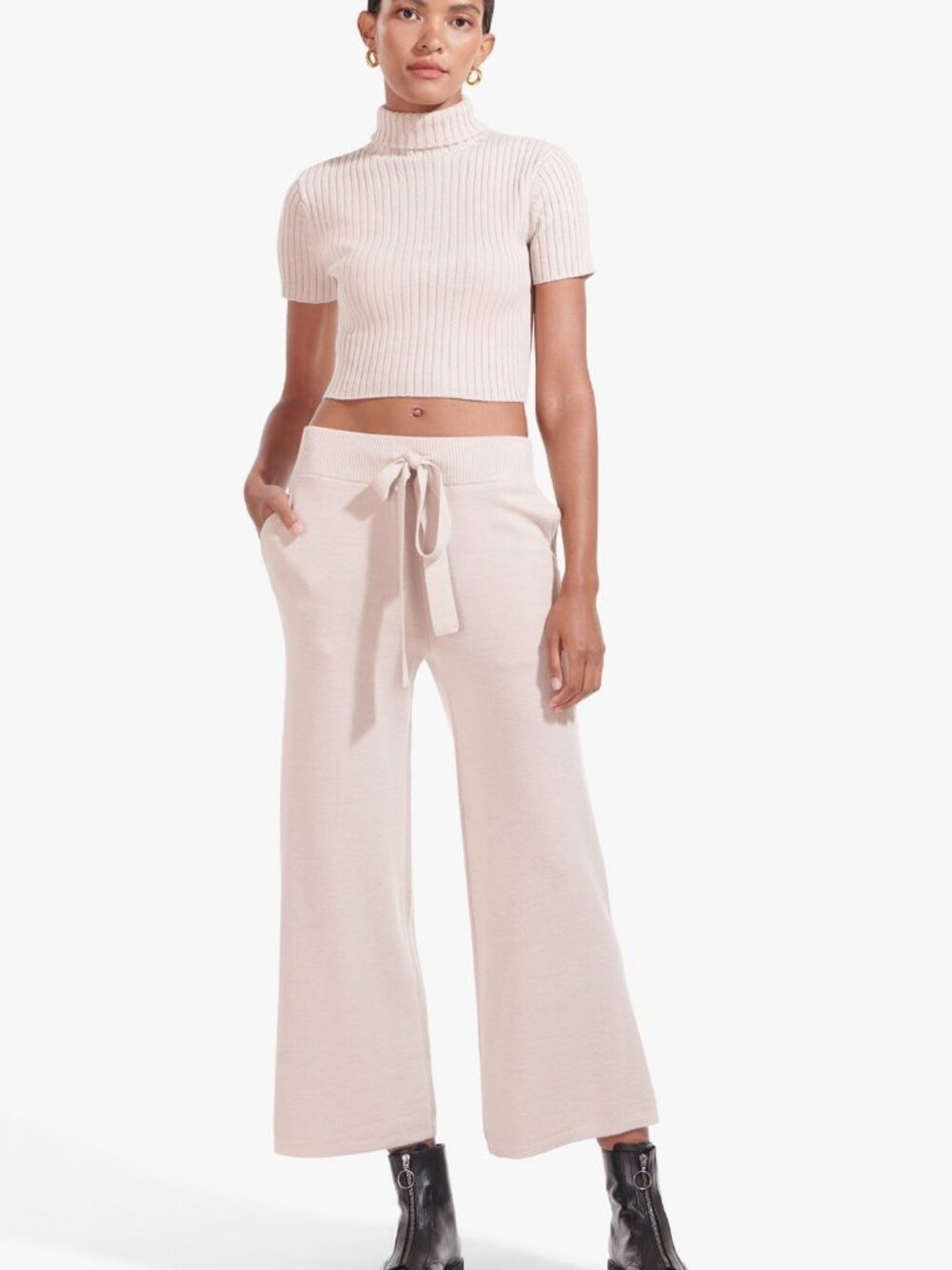 Staud Muffet Knit Pants Size S NWT